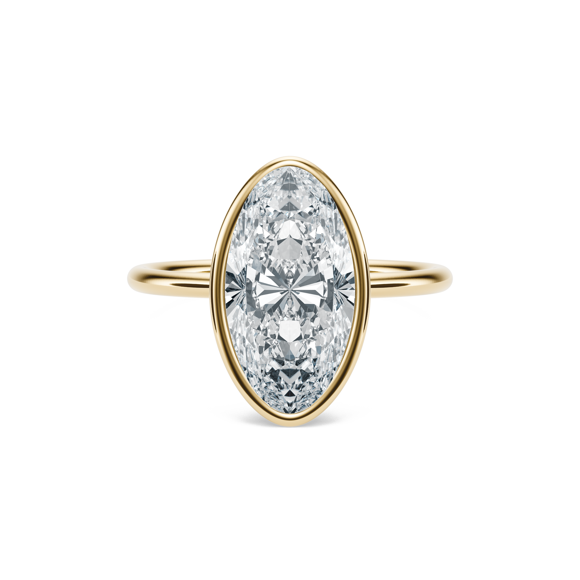 The Luna Ring - East West Gem Co - Custom Moissanite Jewelry