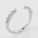 14K White Gold Slant